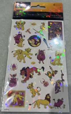 AUTOCOLLANTS LE ROI LION 30E ANNIVERSAIRE - 4 FEUILLES